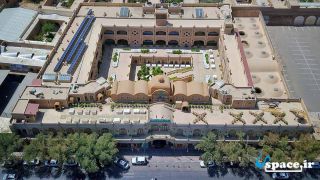 نمای هوایی هتل سنتی داد - یزد